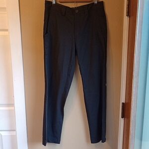 Lululemon Stripped Men's Classic Blue Trouser Pants Size 36